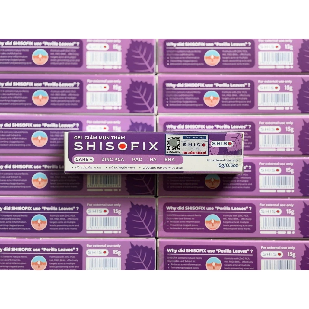 Gel Hỗ Trợ Giảm Mụn Thâm, Hỗ Trợ Mờ Thâm Do Mụn SHISOFIX 15g - Ảnh 4